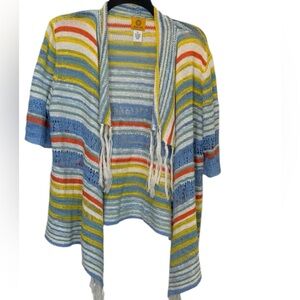 Ruby Rd Crocheted Vest XL